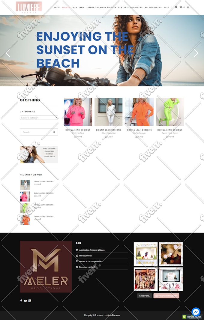 develop ecommerce website with woocommerce