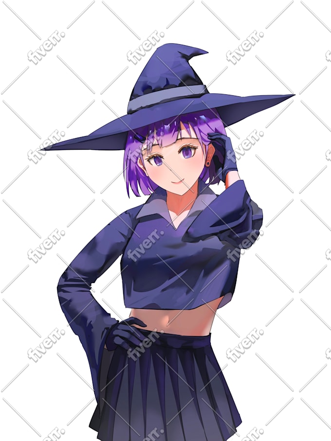 draw cute aesthetic character, avatar or fanart