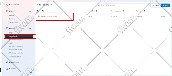 create and fix facebook business manager, ad account