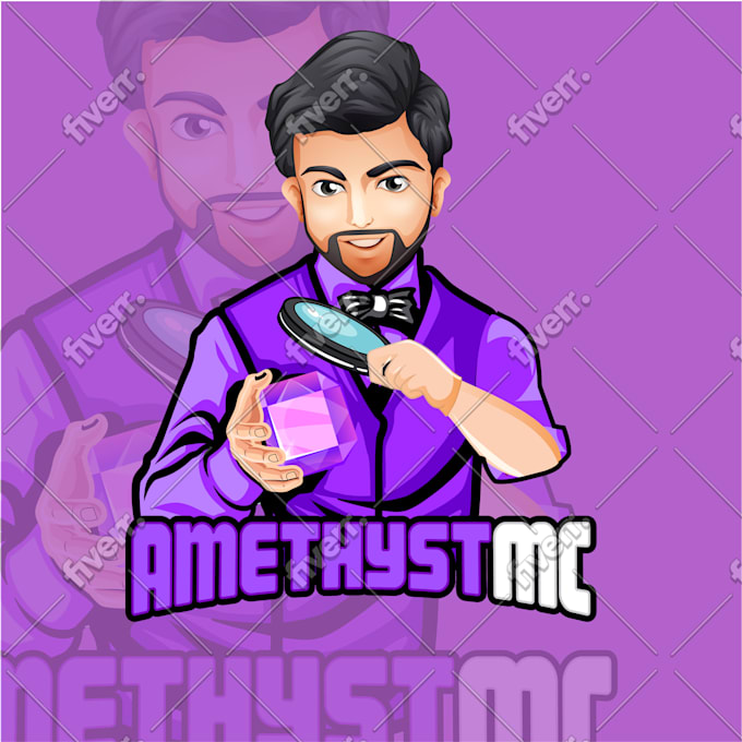 design high quality mascot, twitch, discord server logo