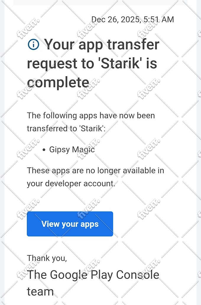 publish game or app on old google play console