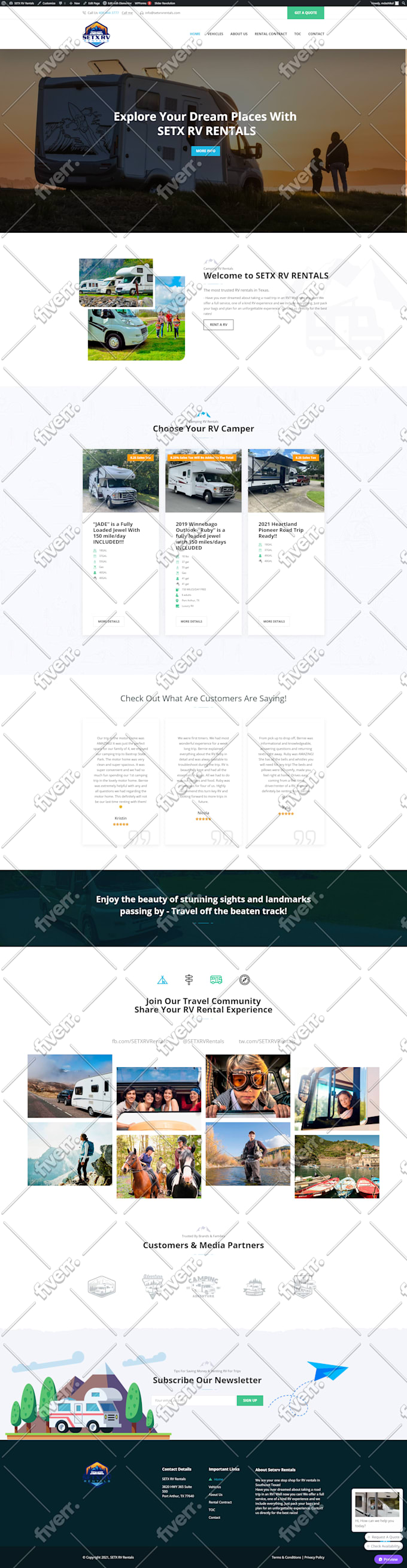 develop clean website, design, redesign, revamp your website