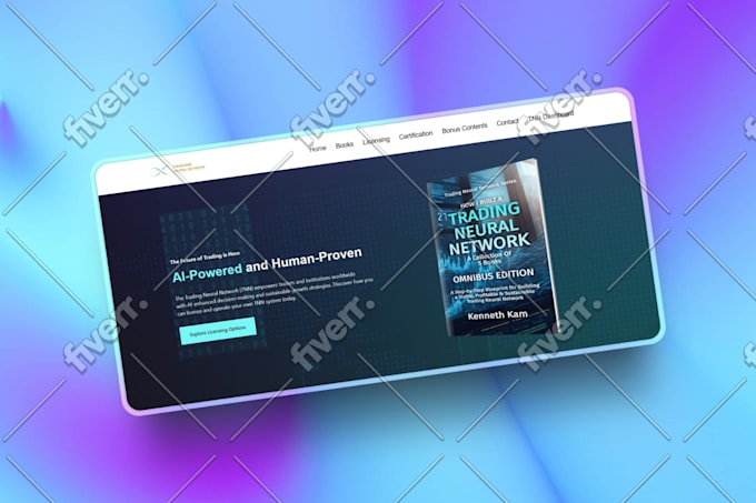 create ebook author website or book author website