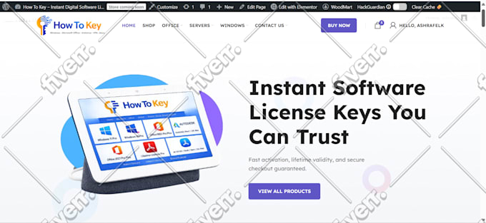 create a custom wordpress ecommerce website with woocommerce