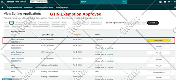 fix amazon listing issues, listing error codes 5665,8541, approve gtin exemption