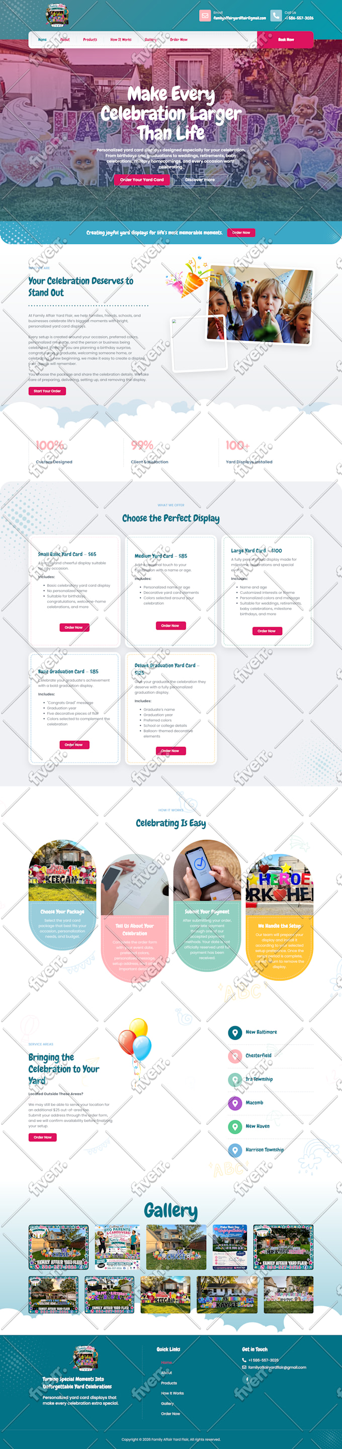 create high converting one page website landing page design