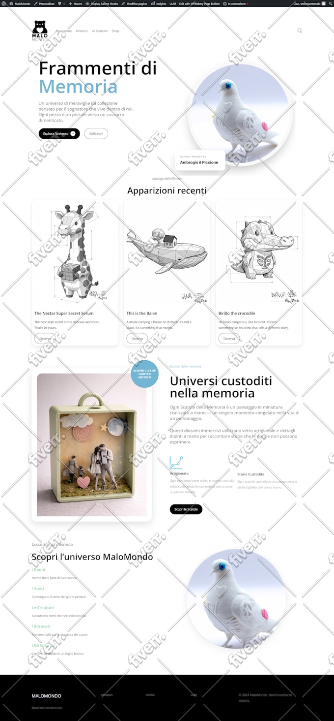 design fast loading and responsive website in salient theme