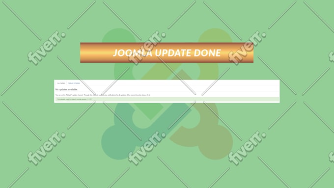 update joomla website from old version to latest version in 48h