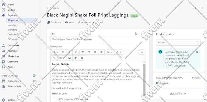 upload products to your shopify store for you