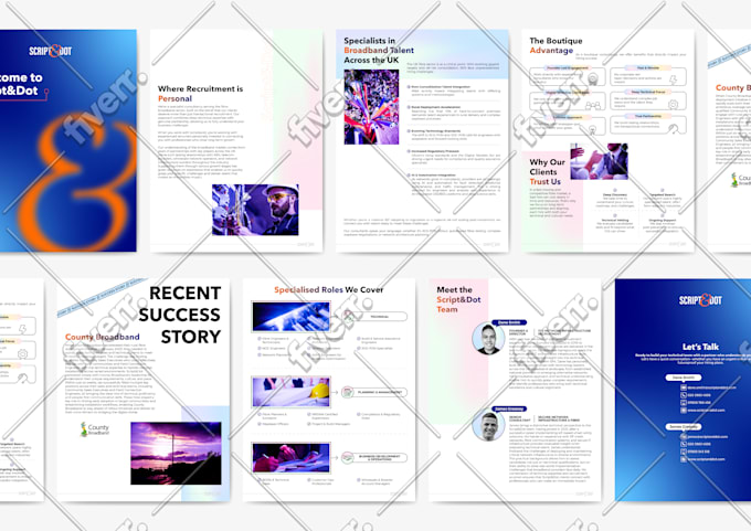 create company profile, brochures or catalogue design