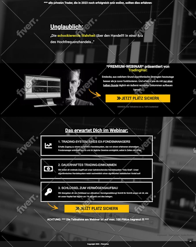 create your individual wordpress website, with german support