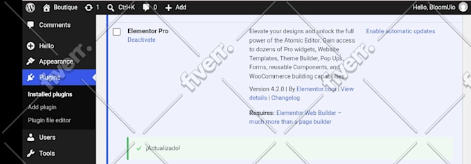 install elementor pro with license on wordpress website