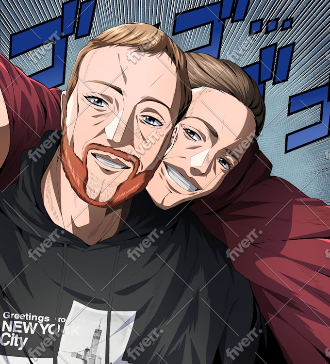 make anime portrait illustration