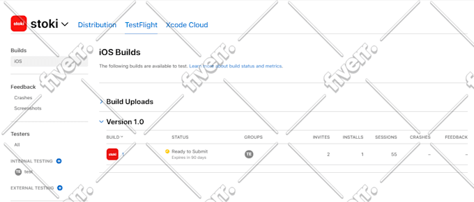 upload your ios app to appstore, testflight and apple store
