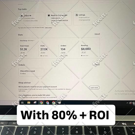 do ebay mercari and poshmark account management on profit share