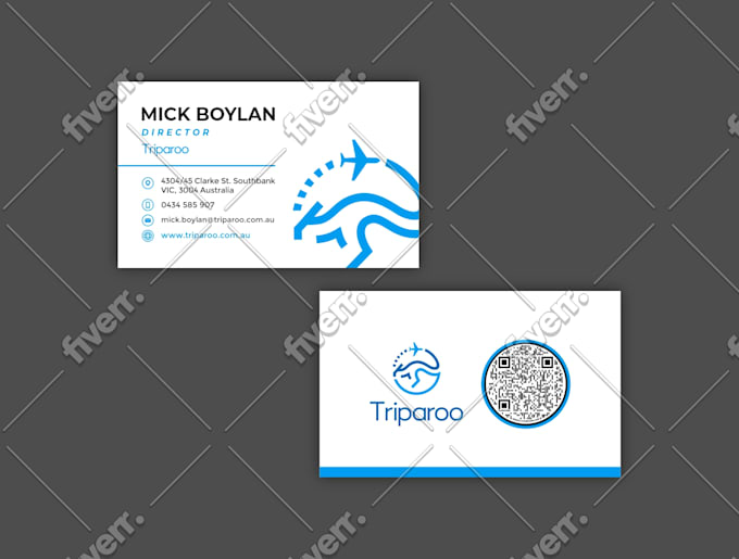 do simple double side business card design