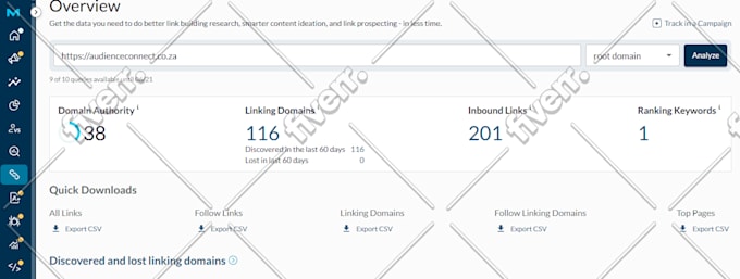 increase domain authority moz da 60 plus