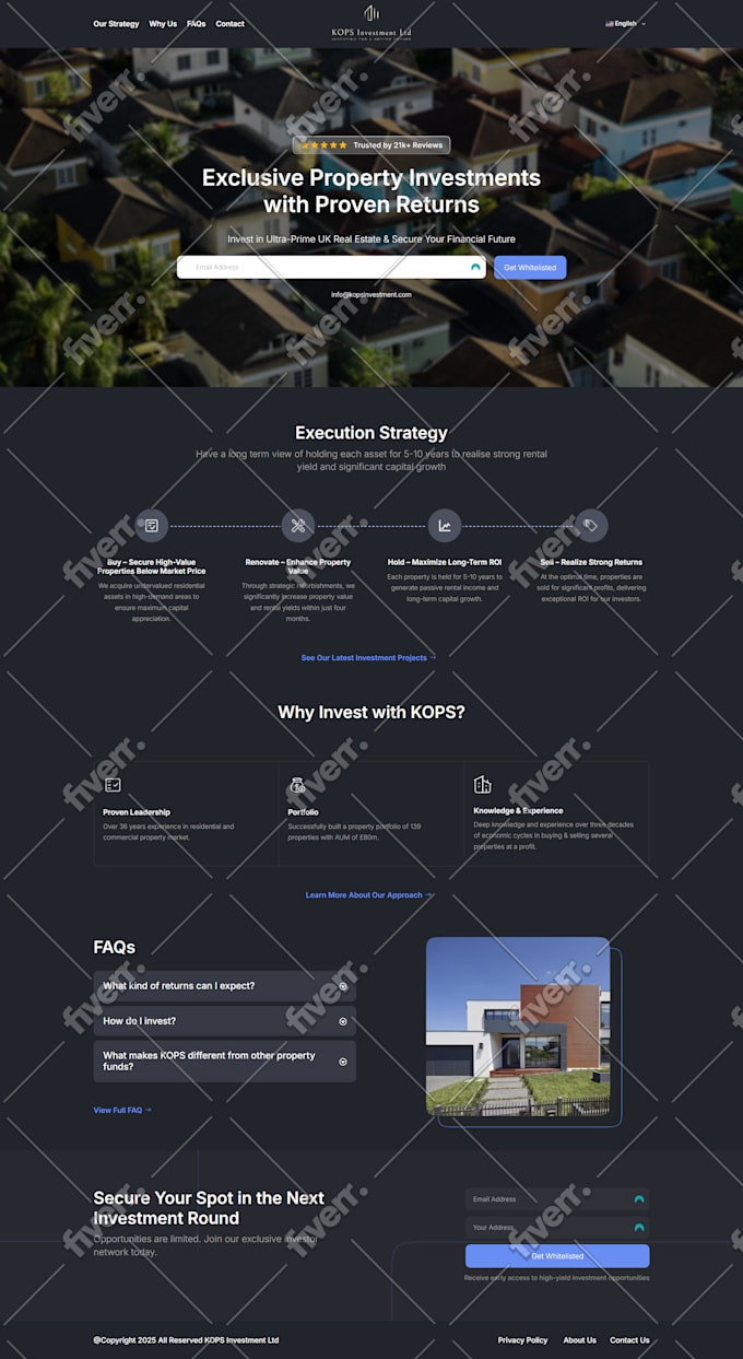 design and build a high converting landing page