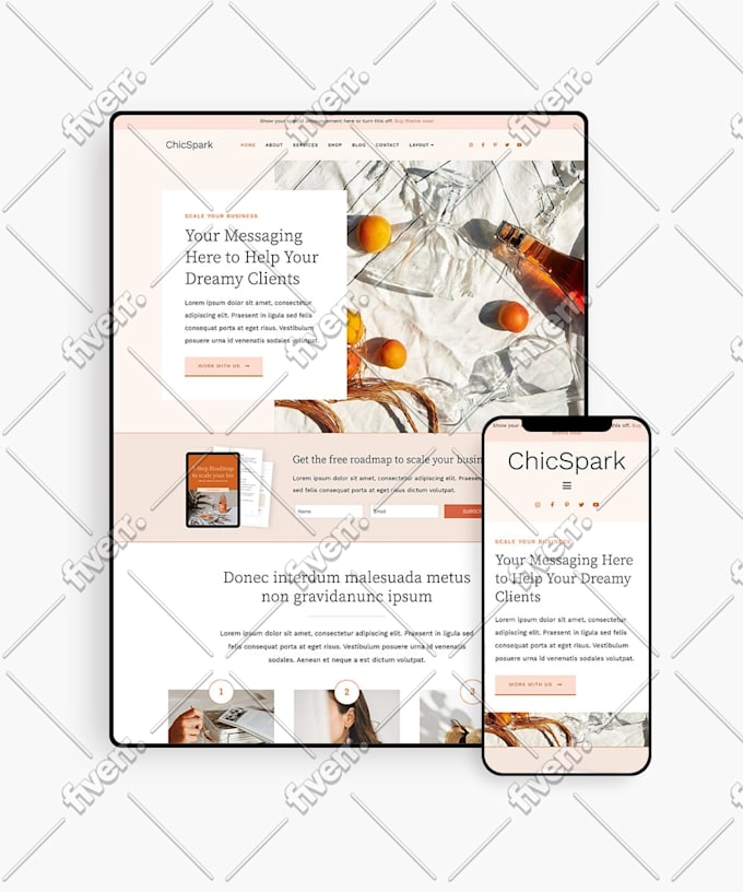 design wordpress website using elementor pro