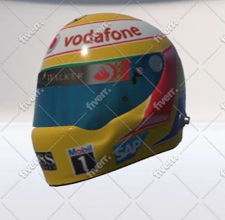 design a custom iracing helmet and driver suit