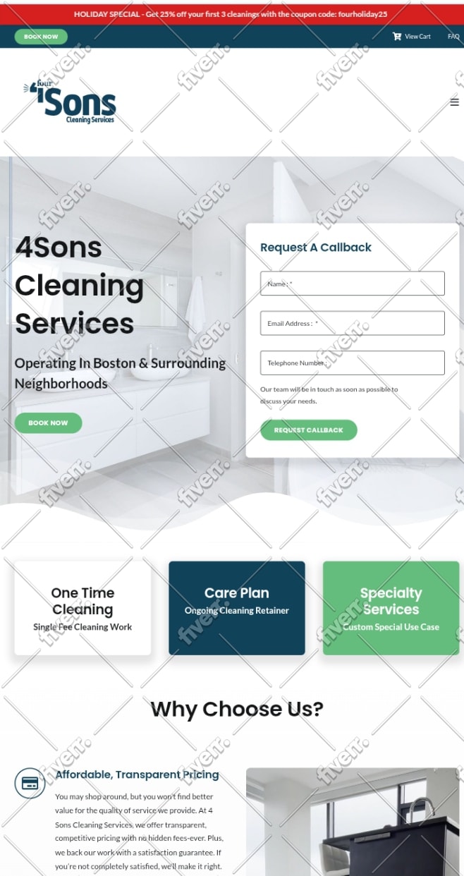 rapidly update wordpress website content within 24 hours