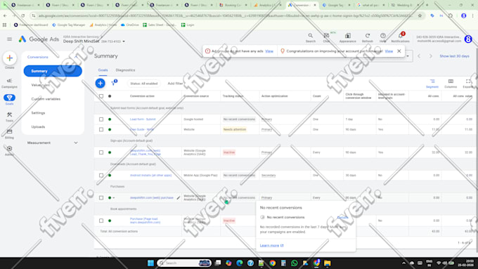 setup google ads conversion tracking