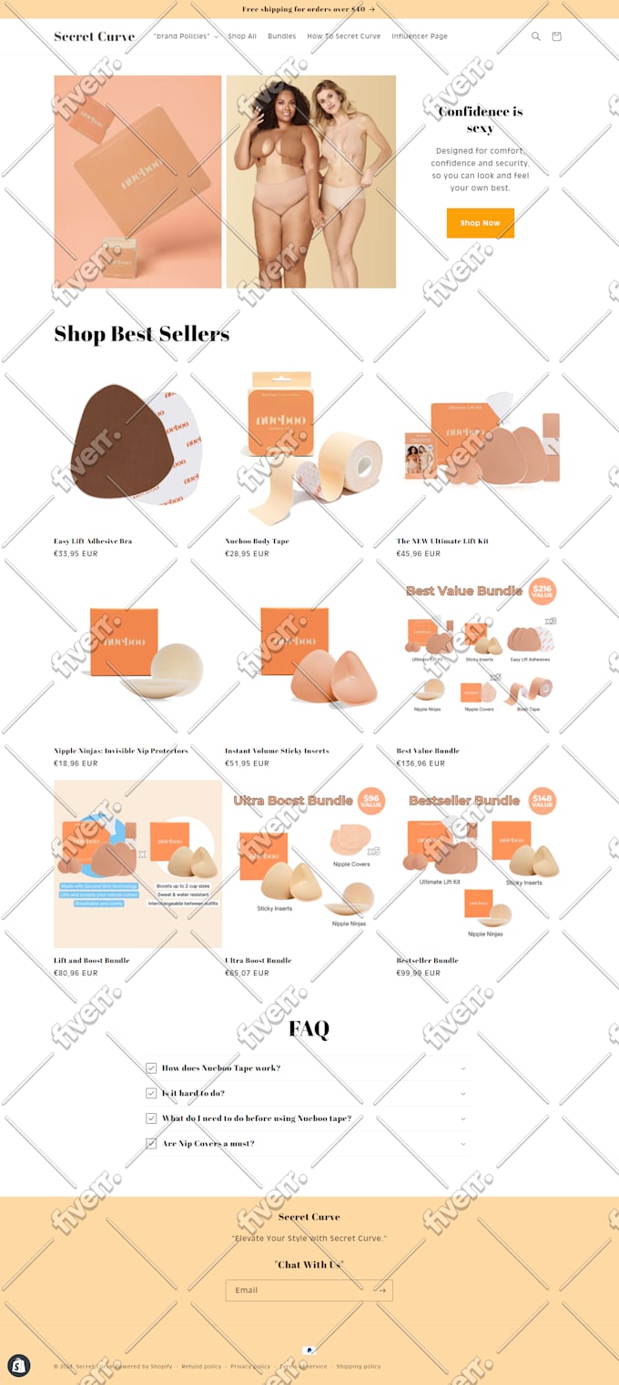build 7 figure branded shopify website,clone shopify website