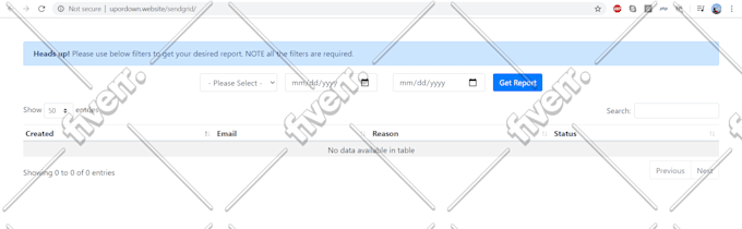 integrate sendgrid API for you