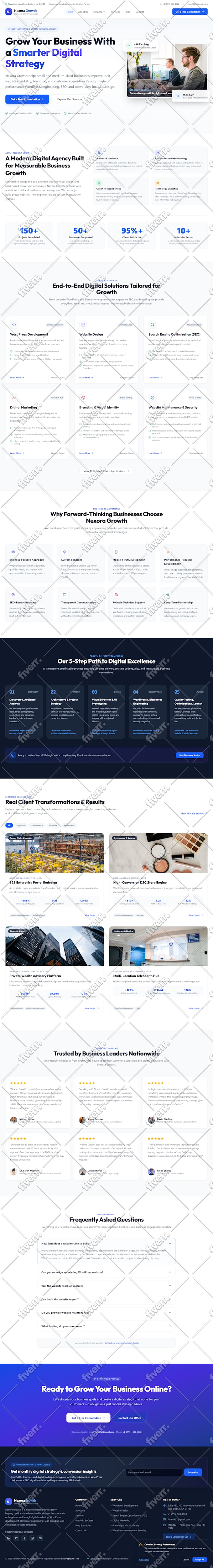 do wordpress website design, business website development, wordpress developer