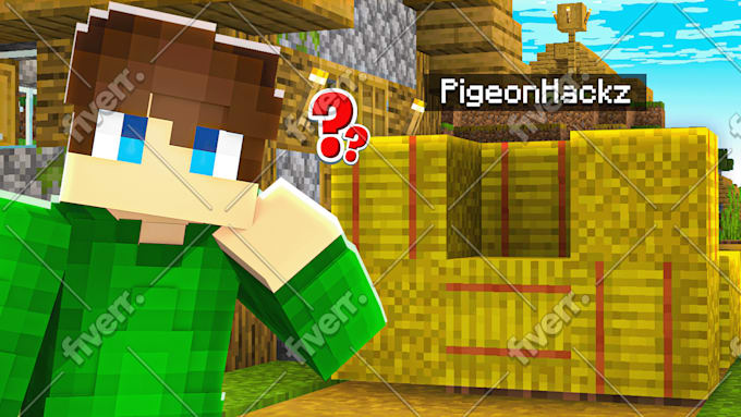 do professional minecraft thumbnails in 24 hours