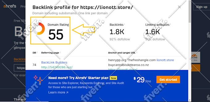 increase domain authority da 50 plus guaranteed