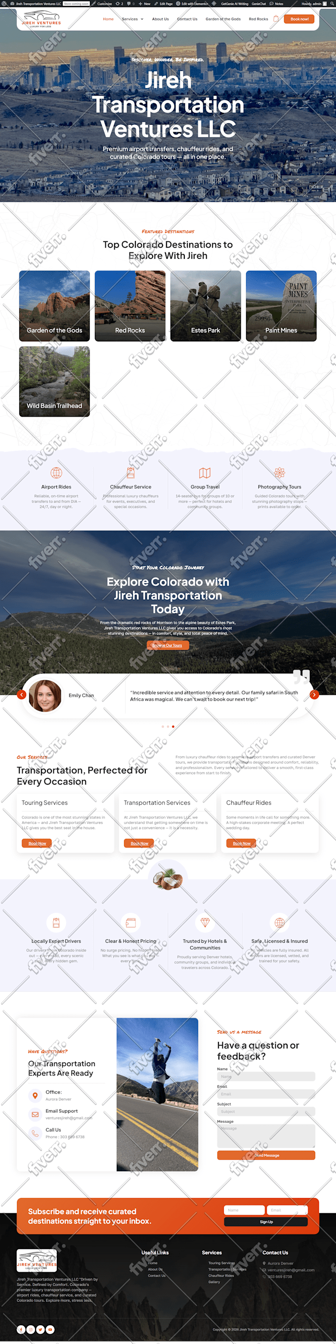 make, create, rebuild, develop or redesign wordpress website design in 24 hours