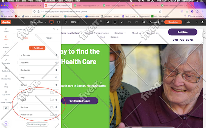 clone or copy any website to duda