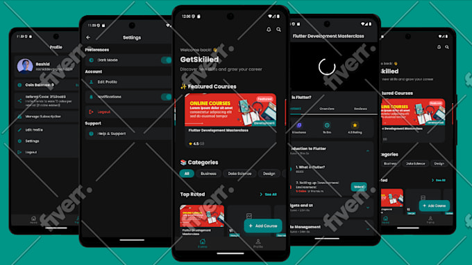 do mobile app development both ios and android in flutter