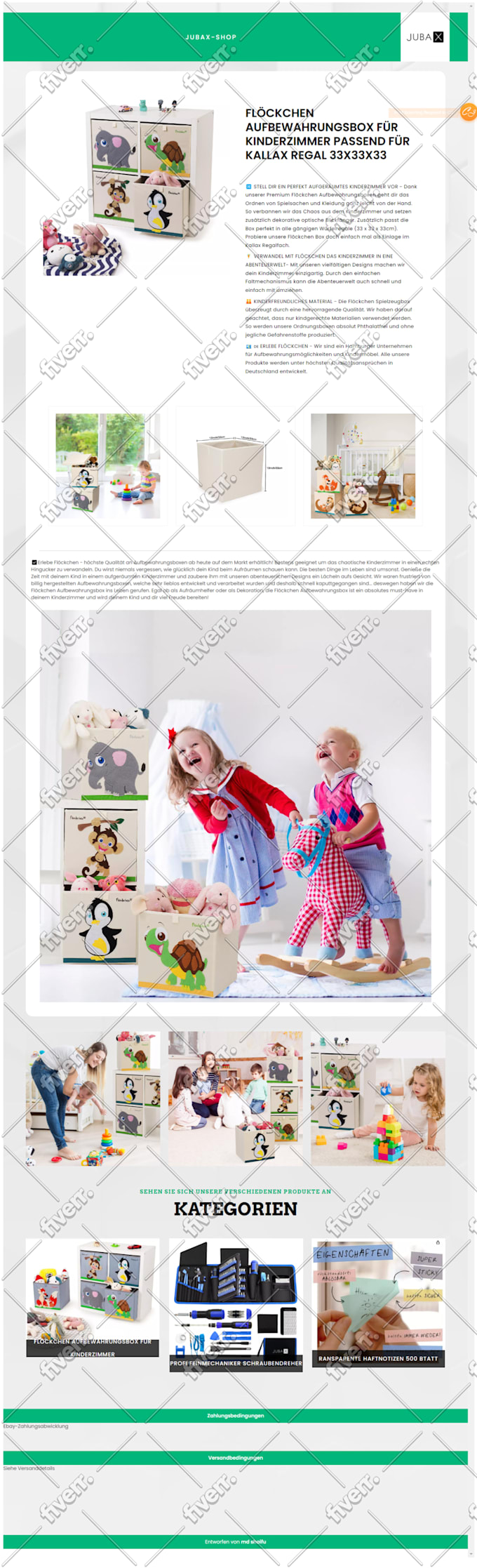 do ebay product listing use an ebay listing template