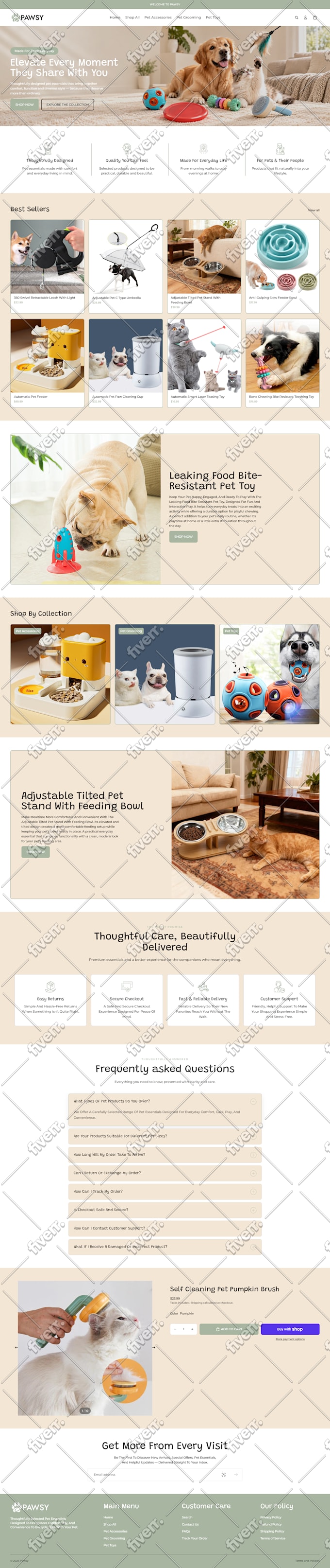 setup automated dropshipping shopify store website