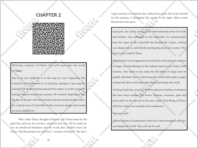 format your book interior for KDP or createspace in 24hours