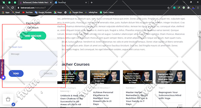convert PSD to HTML web page, landing page