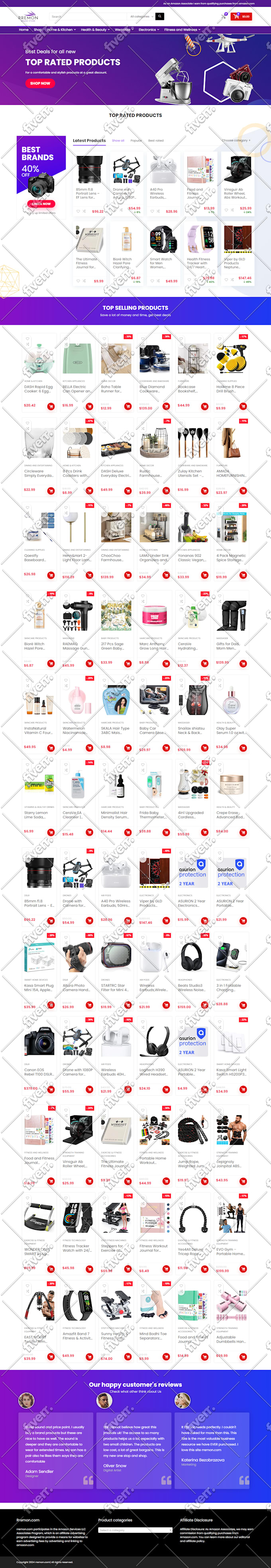 create autopilot amazon affiliate website with autoblog
