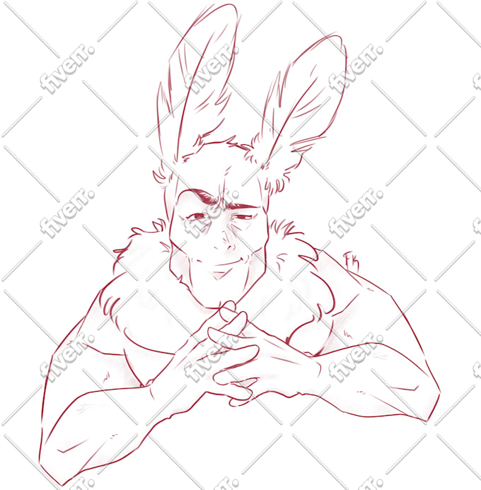 draw a goofy doodle of your oc