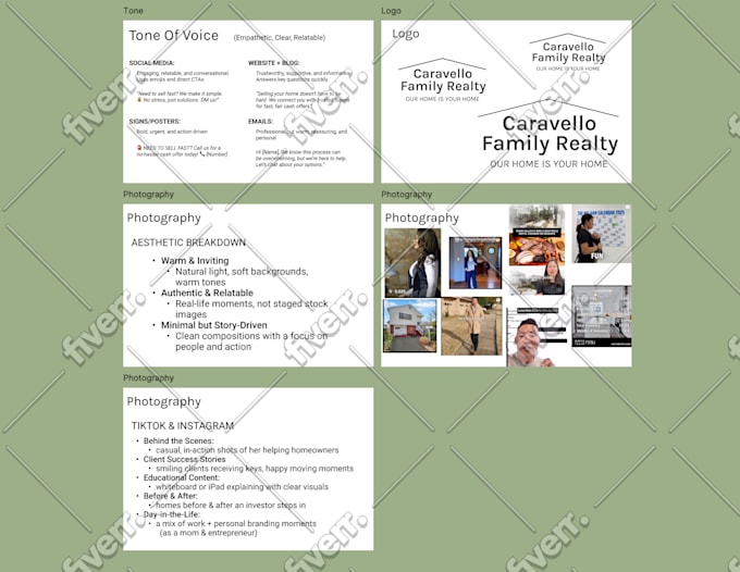 design brand identity and create brand style guide