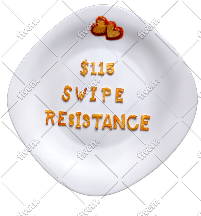 write your message with fried potatoes