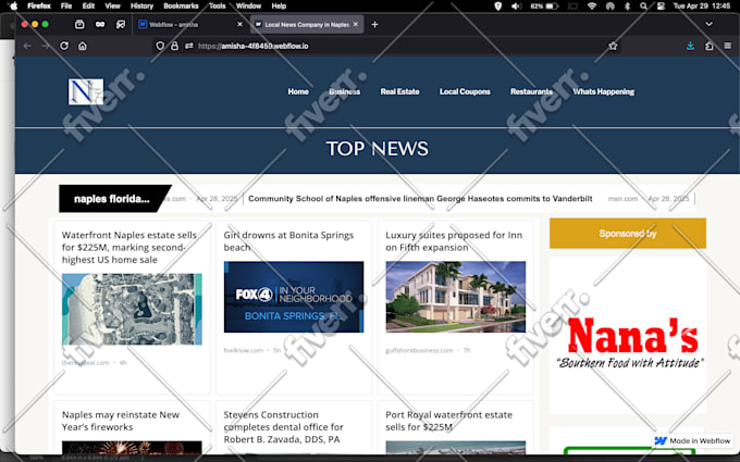 create wordpress website or setup demo