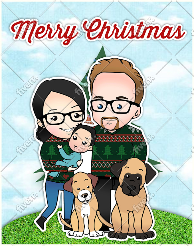 do a christmas sweater portraits