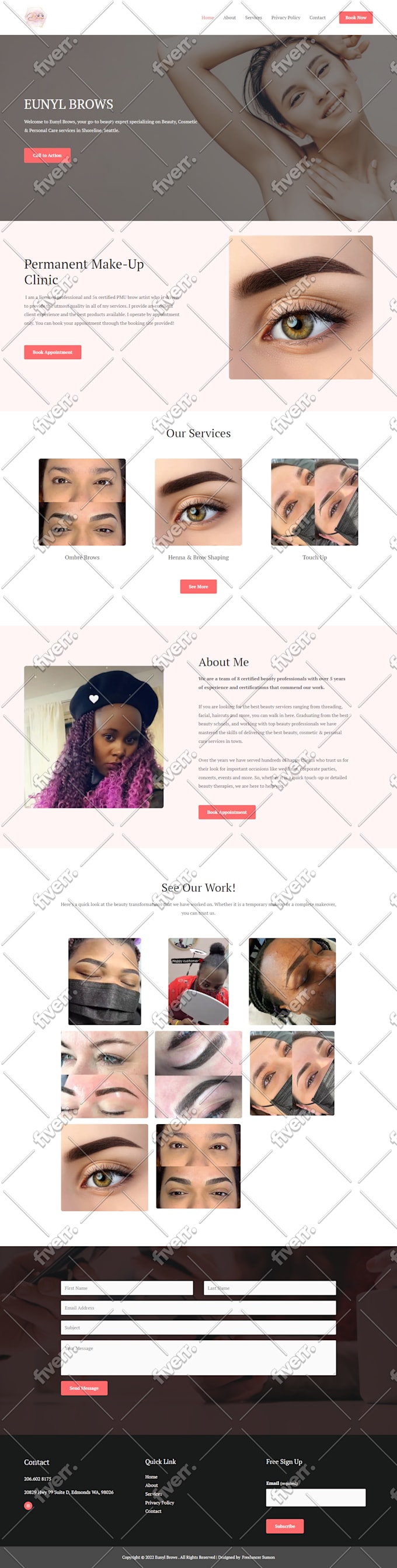do responsive wordpress website design, landing page design, wordpress expert