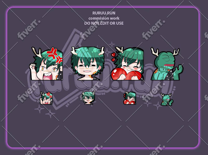 create custom anime emotes for your stream needs