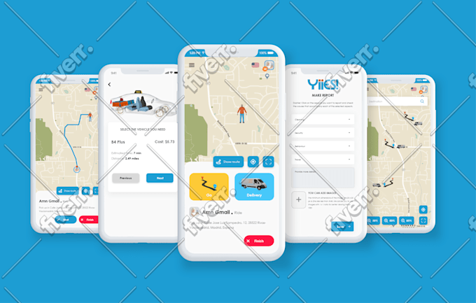 do uiux for the app in adobe xd and figma