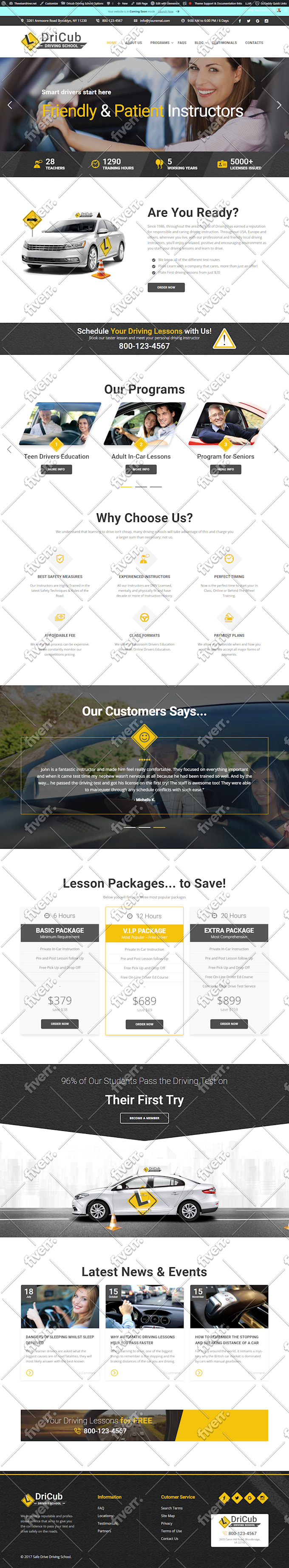 do wordpress theme installation, import demo, setup same like demo within 3hours