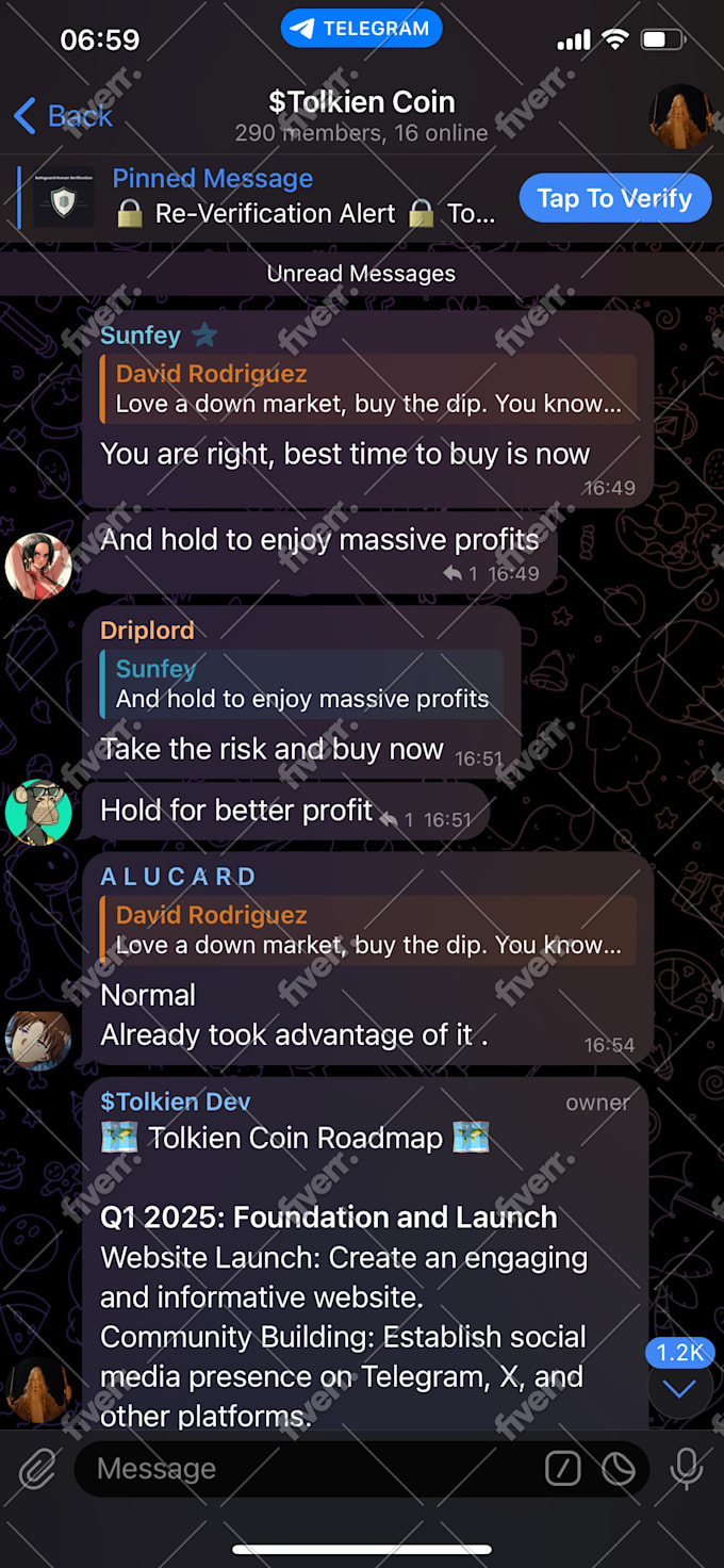 discord chat telegram chat twitter marketing discord chatter telegram moderator