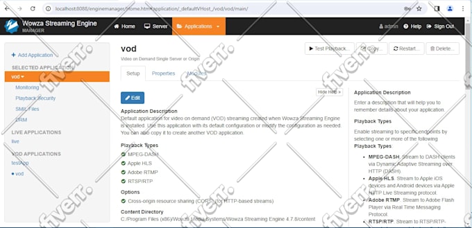 install wowza streaming engine live streaming